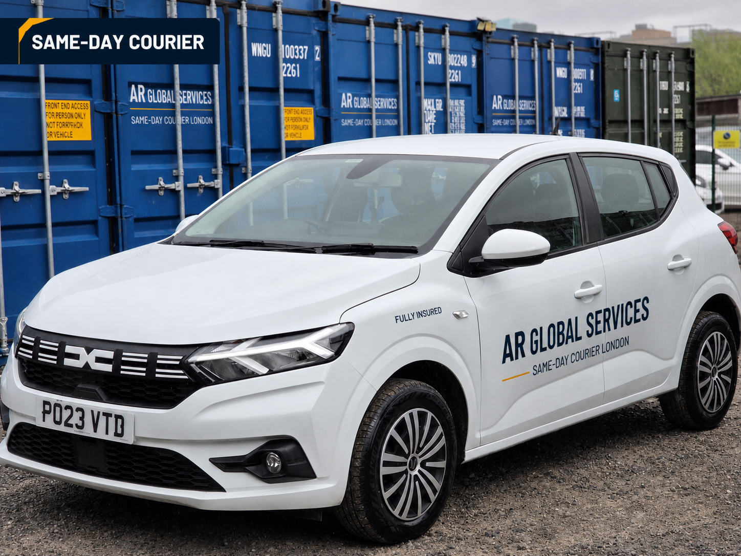 AR Global Services Courier Car